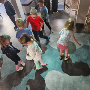 To dopiero zabawa na interaktywnym dywanie 