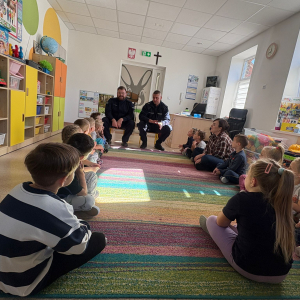 U "Zajączków" - spotkanie z policjantem 