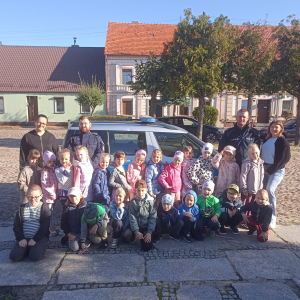 przy radiowozie "Sówki" 