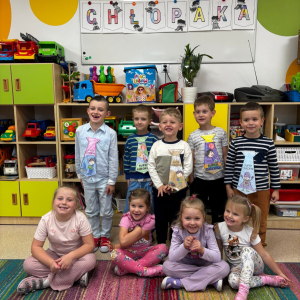 Dzień Chłopca w grupie "Zajączki" 