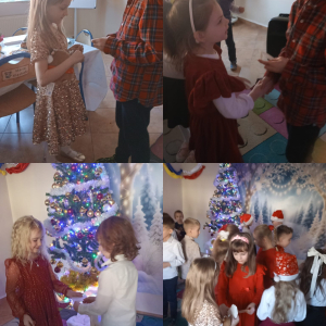 świąteczne tradycje znamy i z opłatkiem sobie życzenia składamy 