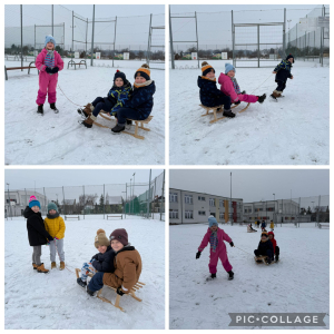 Grupa Wiewiórek spędza czas na świeżym powietrzu