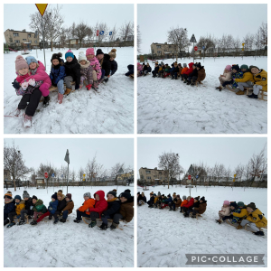 Grupa Wiewiórek spędza czas na świeżym powietrzu