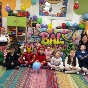 Grupa "Zajączki" na balu 